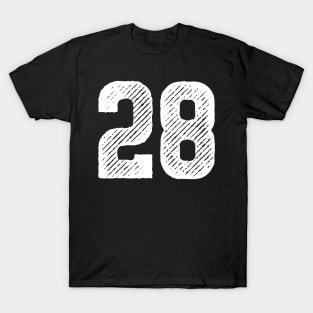 Rough Number 28 T-Shirt